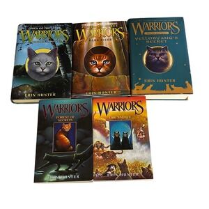 Warriors Erin Hunter Book Lot 5 Titles Yellowfang's Secret Dark River